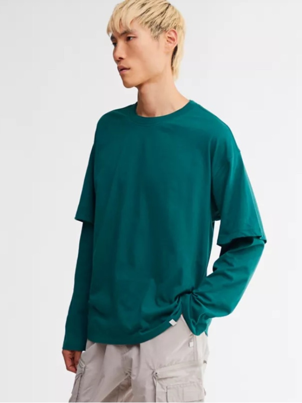 STANDARD CLOTH URBAN OUTFITTERS Lightweight Double Layered Long Sleeve Tee